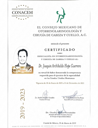 Doctor's credential certificate 3