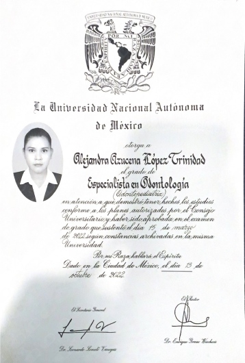 Doctor's credential certificate 2