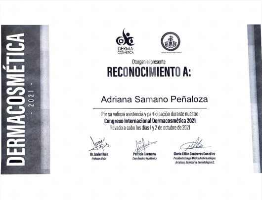 Doctor's credential certificate 1