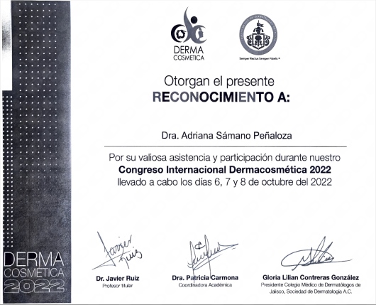 Doctor's credential certificate 2