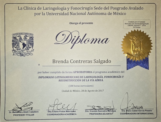 Doctor's credential certificate 3