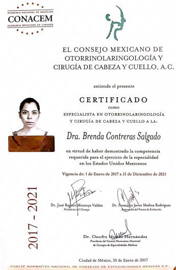 Doctor's credential certificate 5