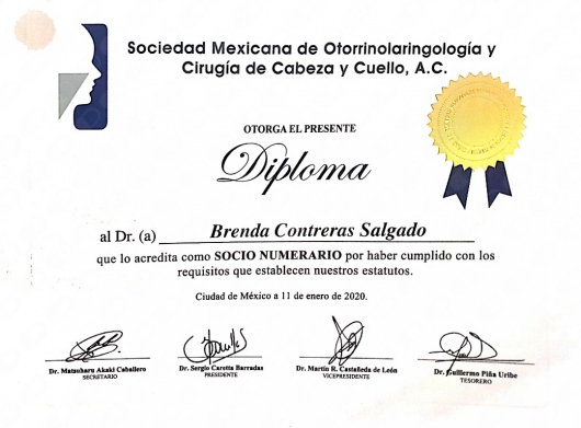 Doctor's credential certificate 6
