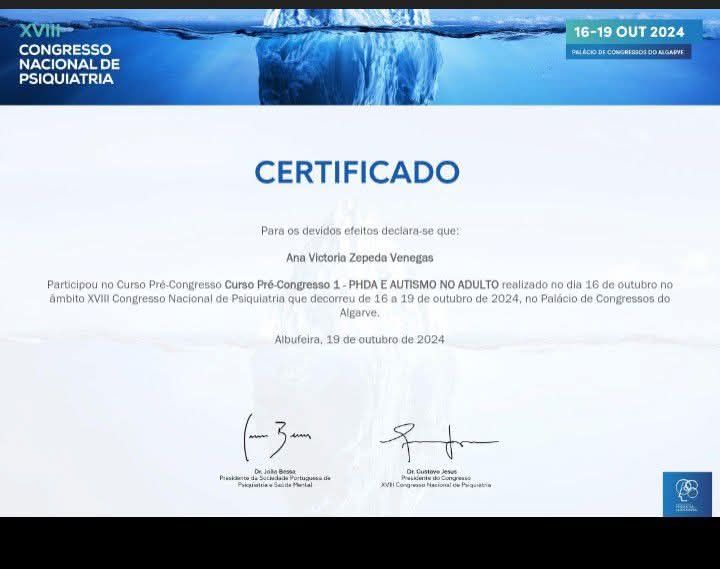 Doctor's credential certificate 1