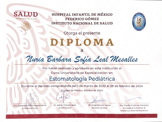 Doctor's credential certificate 3