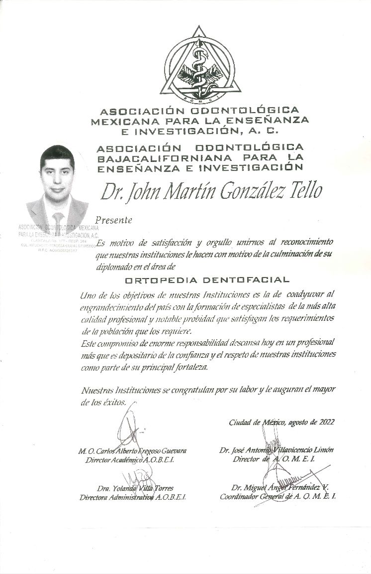 Doctor's credential certificate 3