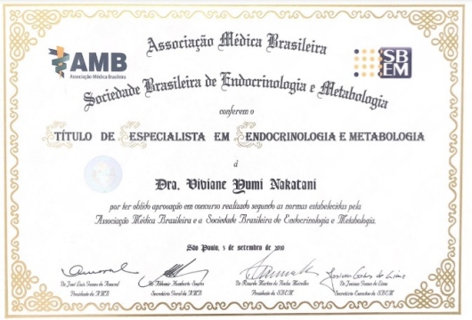 Doctor's credential certificate 2