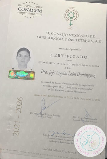 Doctor's credential certificate 1