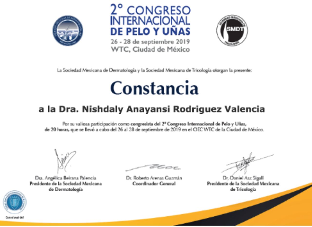 Doctor's credential certificate 2