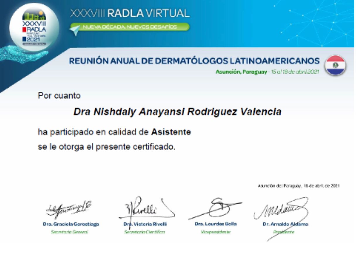 Doctor's credential certificate 3