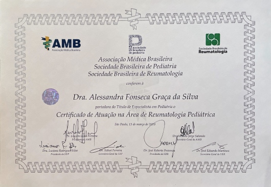 Doctor's credential certificate 3
