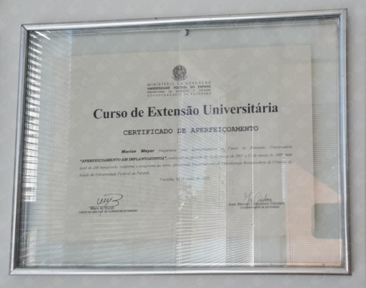 Doctor's credential certificate 2