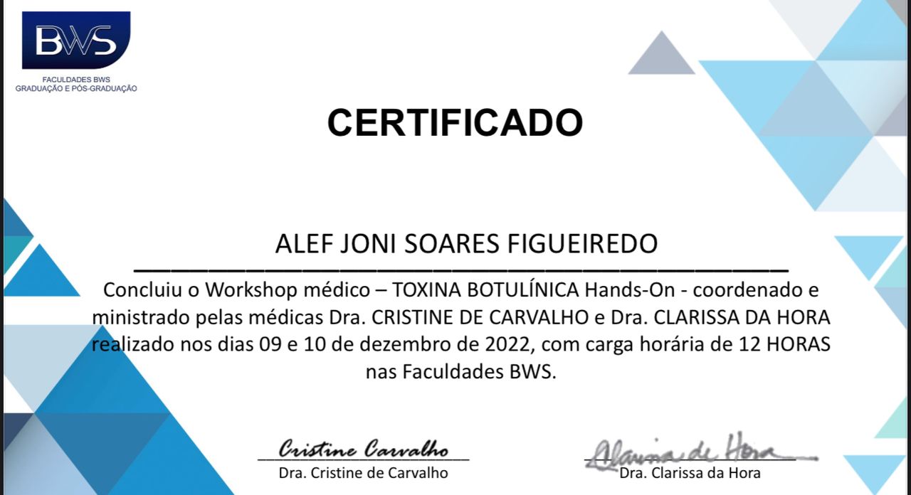 Doctor's credential certificate 2
