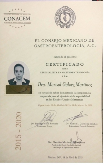 Doctor's credential certificate 4