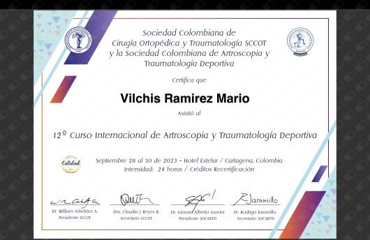 Doctor's credential certificate 5