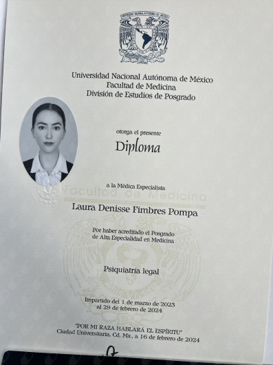 Doctor's credential certificate 1