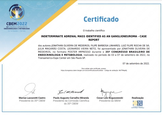 Doctor's credential certificate 2