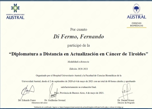 Doctor's credential certificate 4