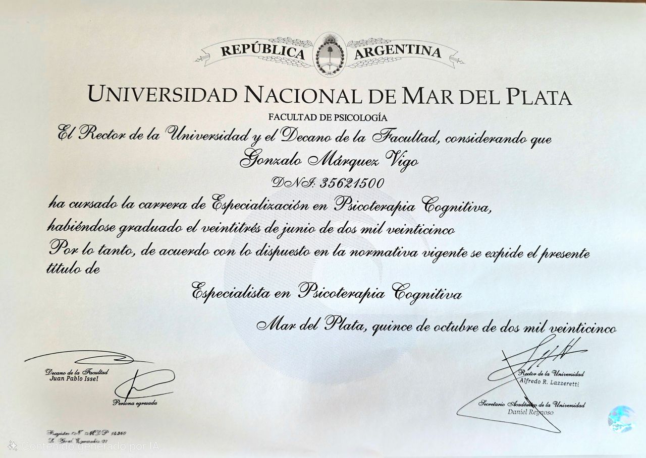 Doctor's credential certificate 1