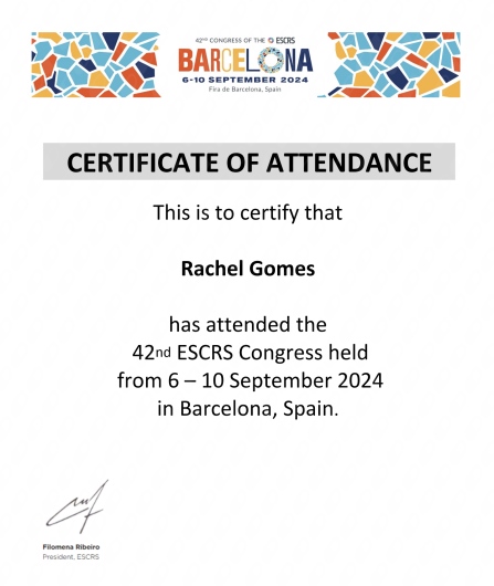 Doctor's credential certificate 3