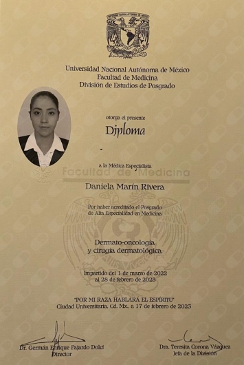 Doctor's credential certificate 3