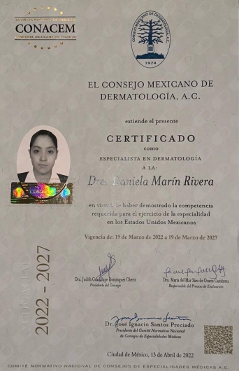 Doctor's credential certificate 4