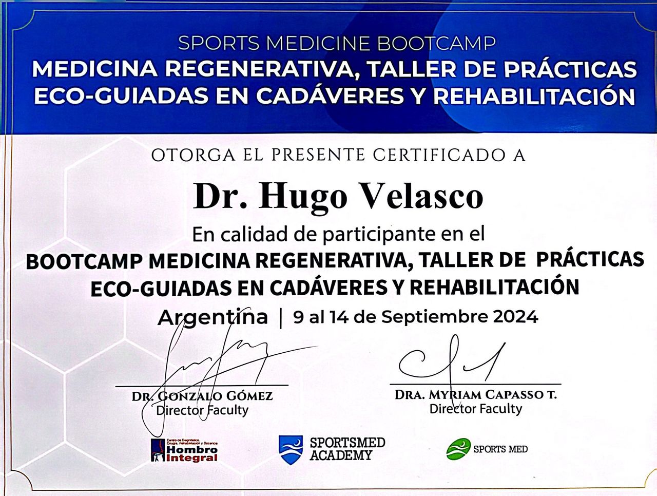 Doctor's credential certificate 4