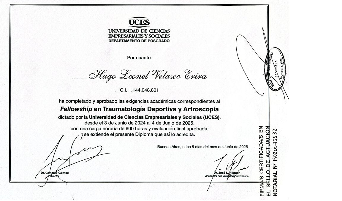 Doctor's credential certificate 5