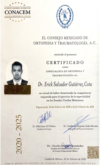Doctor's credential certificate 3