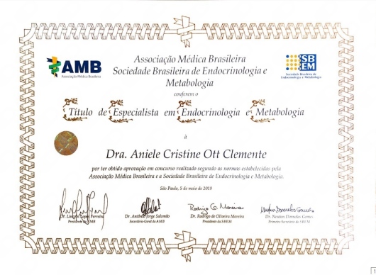 Doctor's credential certificate 1