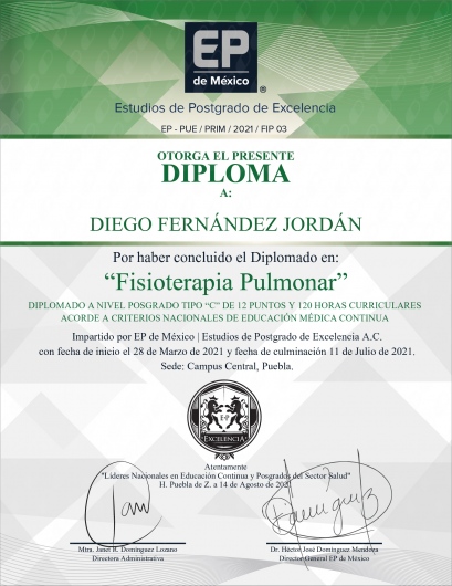 Doctor's credential certificate 2