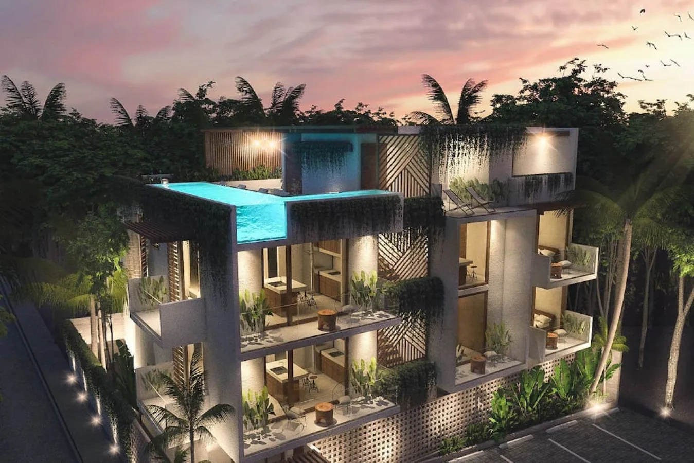 2-Level Penthouse for Rent in La Veleta, Tulum