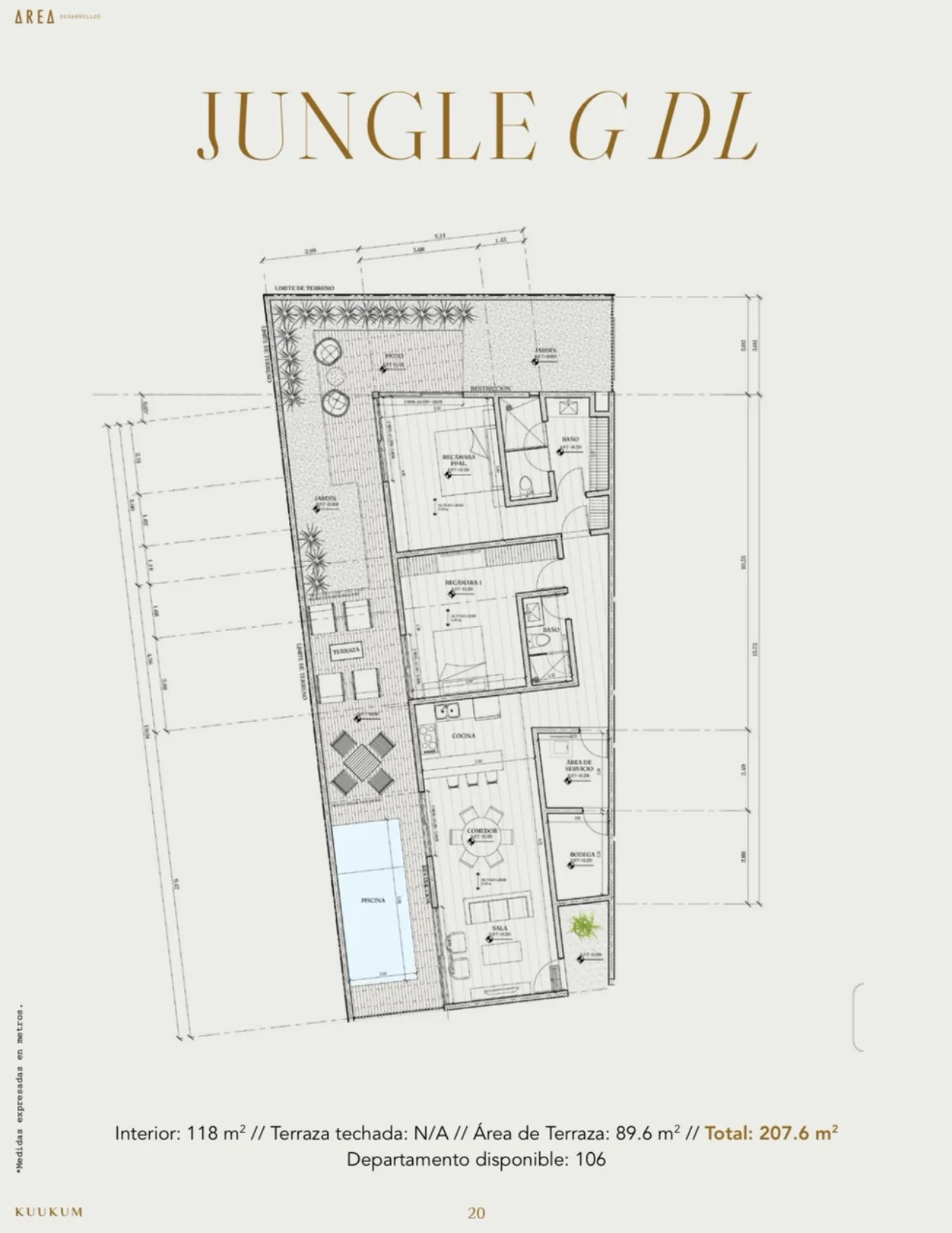 2 Bedroom Apartment in Aldea Zama, Tulum