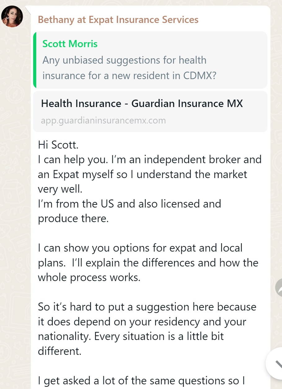 Recommendation screenshot