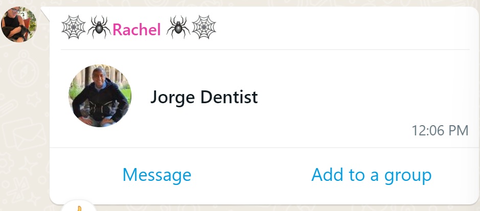 Recommendation screenshot