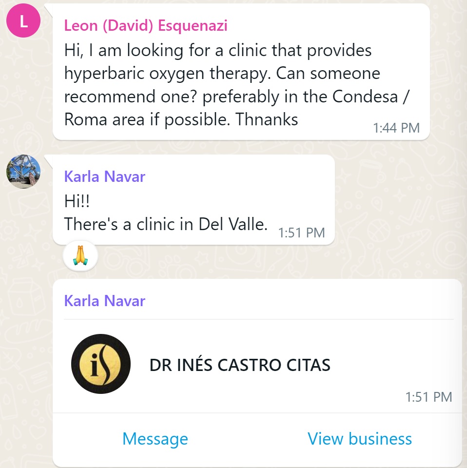 Recommendation screenshot