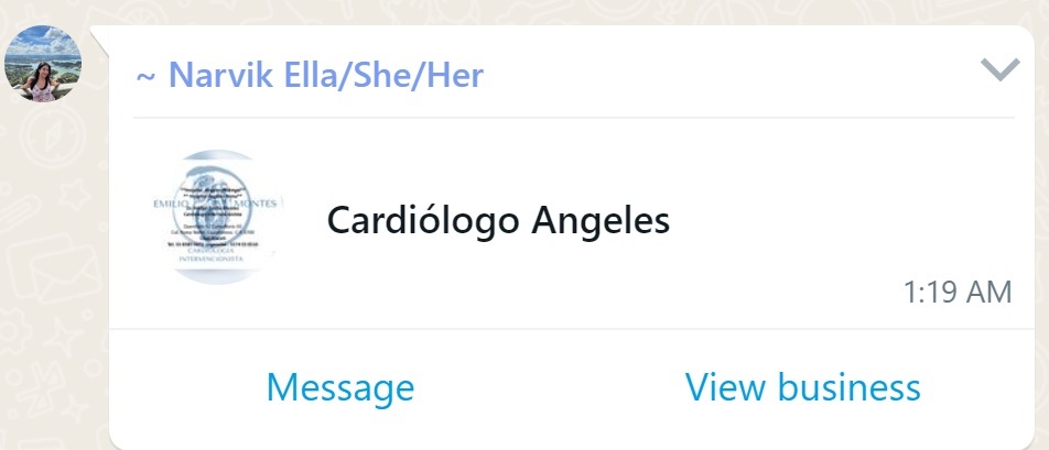 Recommendation screenshot