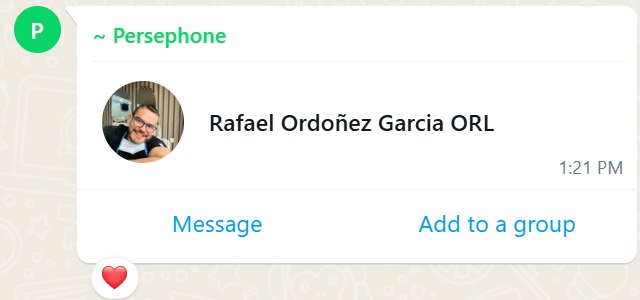 Recommendation screenshot