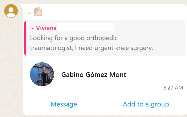 Recommendation screenshot