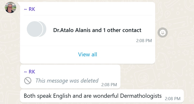 Recommendation screenshot