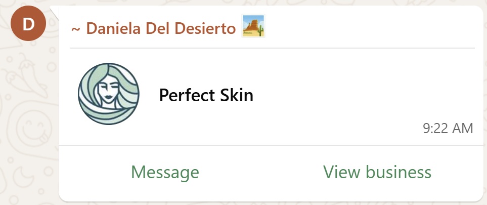 Recommendation screenshot